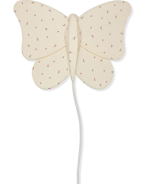 Konges Slojd Lampada da Parete - Farfalla - 100% Cotone - Illumina di Magia la Stanza! Lampade da Parete