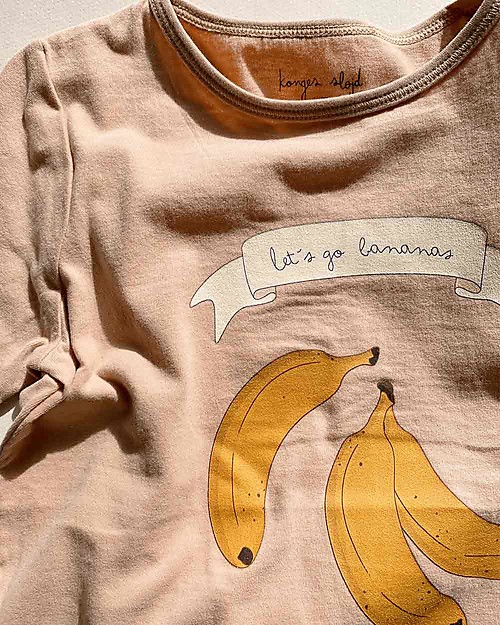 Konges Slojd Maglietta a Maniche Corte  Famo Tee - Rosa Cipria T-shirt