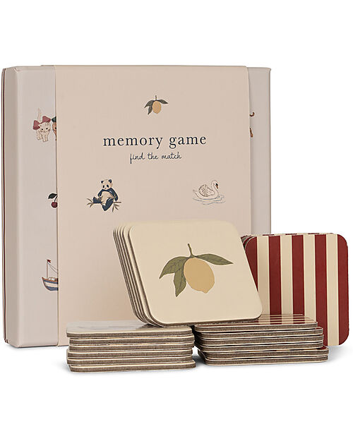 Konges Slojd Memory in Cartone FSC - Beige - 24 pezzi Memory