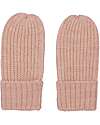 Konges Slojd Muffole a Costine - Rosa - 100% Lana Merino Guanti