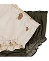 Konges Slojd Pacco 2 Mutandine Costume Bambina Collette - Limoni - Beige/Verde Scuro con Fiori - UPV 50+ Costumi Due Pezzi