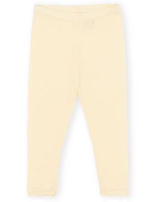 Konges Slojd Pantaloni Uma - Melone - 100% Morbida Lana Merino Pantaloni Lunghi