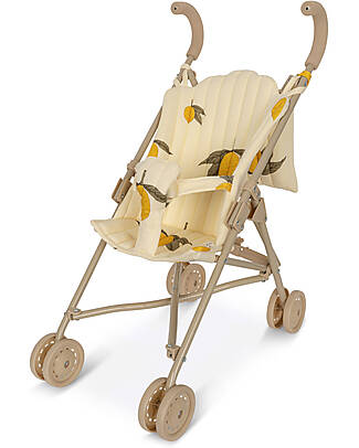 Konges Slojd Passeggino per Bambole - Mon Grand Citron - 100% Cotone Bio e Glitter Accessori Bambole