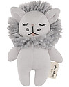 Konges Slojd Peluche Sonaglio Leone Lavorato a Maglia - 16 cm - Cotone bio Sonagli