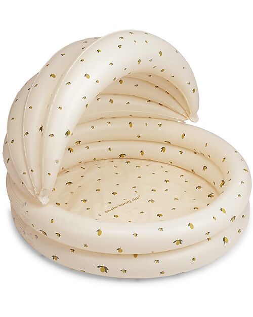 Konges Slojd Piscina Gonfiabile con Cappottina - Lemon - Adatto da 3 anni - PVC Piscine Gonfiabili