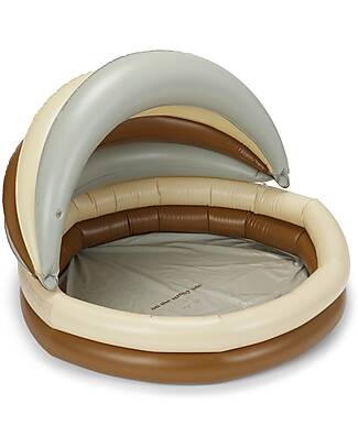 Konges Slojd Piscina Gonfiabile con Cappottina - Tricolore - PVC Ecologico e Privo di BPA Giochi da Spiaggia