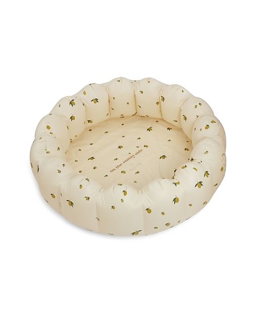 Konges Slojd Piscina Grande 180x45 cm - Lemon - PVC ecologico e Privo di BPA Piscine Gonfiabili