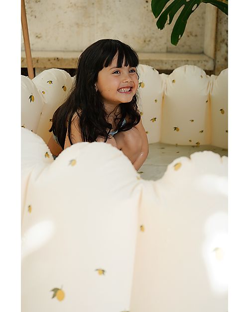 Konges Slojd Piscina Grande 180x45 cm - Lemon - PVC ecologico e Privo di BPA Piscine Gonfiabili