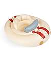 Konges Slojd Salvagente Gonfiabile - Car - Crema - Adatto da 1 a 2 Anni - PVC Giochi da Spiaggia