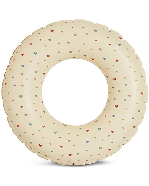 Konges Slojd Salvagente Gonfiabile per Bambini - Multihearts - PVC ecologico e Privo di BPA Giochi da Spiaggia