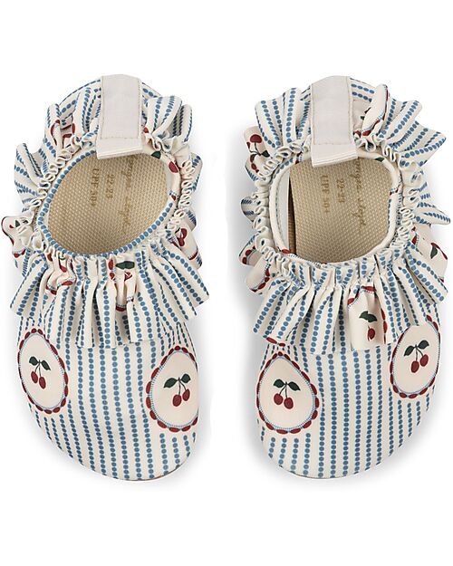 Konges Slojd Scarpe da Mare Cale - Cherry - Righe - Protezione UV 50+ Sandali