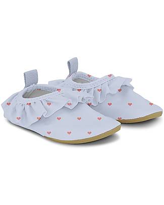 Konges Slojd Scarpe da Mare Twinkle - Coeur Glacier - Azzurre - con Balze - Protezione UV 50+ Sandali