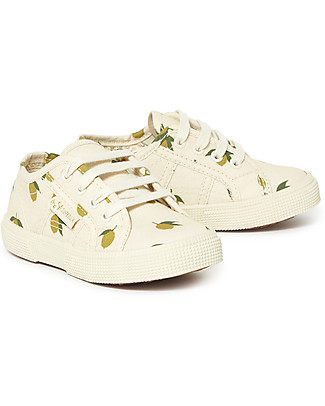 Konges Slojd Scarpe Superga Bimbo - Limoni - con Lacci Scarpe_