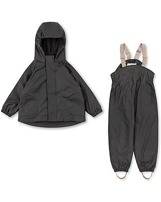 Konges Slojd Set Antipioggia e Antivento Impermeabile- Giacca e Pantaloni - Magnete Impermeabili