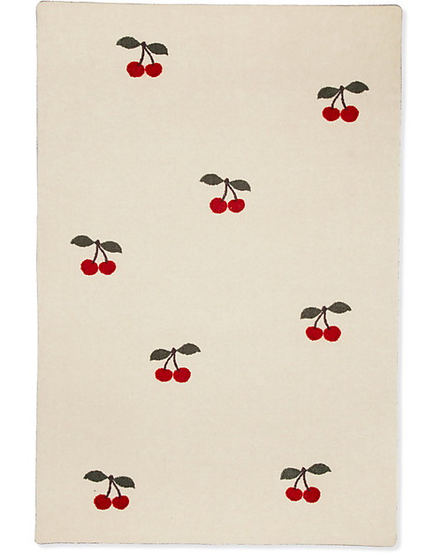 Konges Slojd Tappeto - Ciliegie - 100% Cotone Biologico Tappeti Arredo