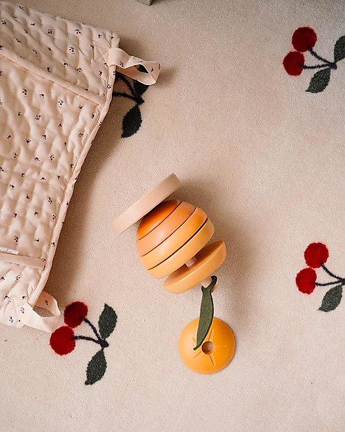 Konges Slojd Tappeto - Ciliegie - 100% Cotone Biologico Tappeti Arredo