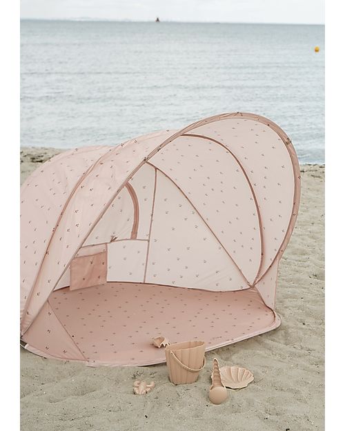 Konges Slojd Tenda da Spiaggia Anti UV - Ciliegia - Sistema Pop-Up - 125x125x110 cm Giochi da Spiaggia