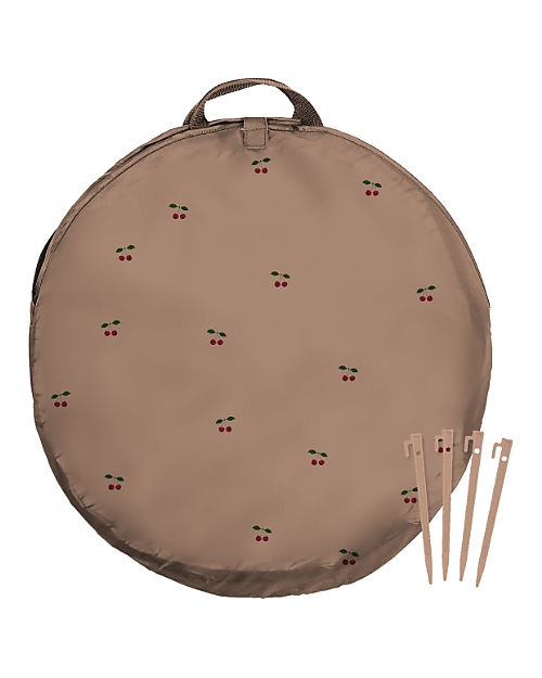 Konges Slojd Tenda da Spiaggia Anti UV - Ciliegia - Sistema Pop-Up - 125x125x110 cm Giochi da Spiaggia