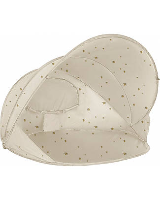 Konges Slojd Tenda da Spiaggia Anti UV - Limone - Sistema Pop-Up - 125x125x110 cm Giochi da Spiaggia