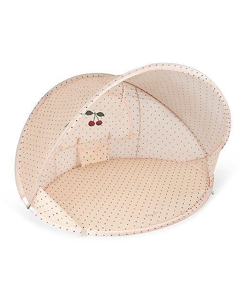 Konges Slojd Tenda da Spiaggia Anti UV - Navy Dot - 125x110 cm Giochi da Spiaggia