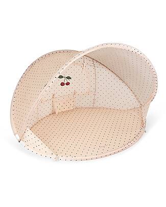 Konges Slojd Tenda da Spiaggia Anti UV - Navy Dot - 125x110 cm Giochi da Spiaggia