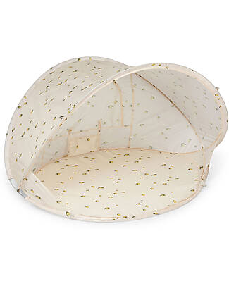 Konges Slojd Tenda da Spiaggia UV50+ - Limoni - Sistema Pop-Up - 125x125x110 cm Giochi da Spiaggia