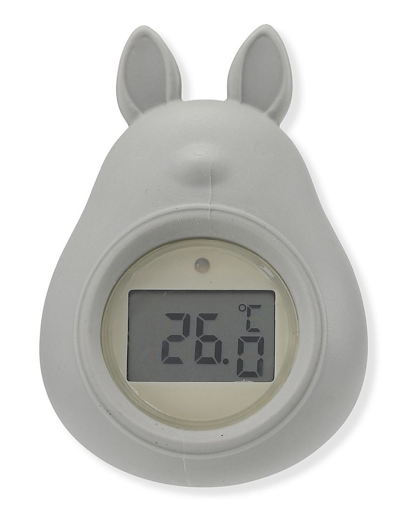 Konges Slojd Termometro da Bagno Digitale - Bunny - Grigio - Misura la  Temperatura dell'Acqua e dell'Ambiente unisex (bambini)
