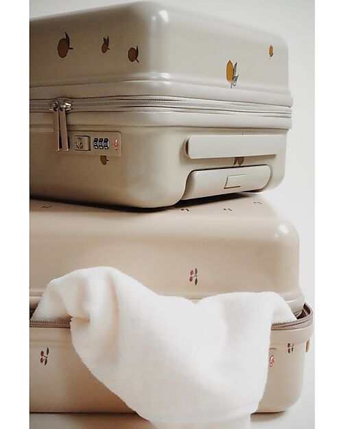 Konges Slojd Trolley Limoni - Beige - Dimensione Cabina 45x30x21cm Borse da Viaggio