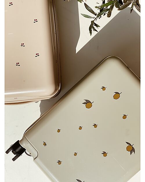 Konges Slojd Trolley Limoni - Beige - Dimensione Cabina 45x30x21cm Borse da Viaggio