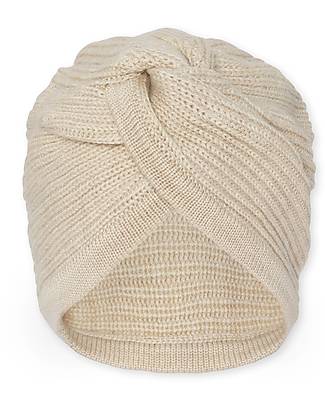 Konges Slojd Turbante - Almond Milk - 100% Lana Merino Cappelli Invernali