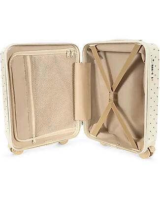 Konges Slojd Valigia Trolley - Ciliegie - Navy Dot - Perfetta per Viaggi e Weekend! Borse da Viaggio