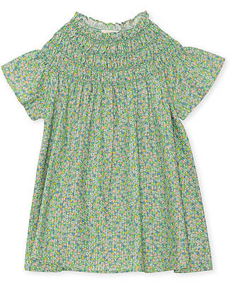 Konges Slojd Vestito a Maniche Corte Vivi - Midsummer - 100% Cotone Bio Vestiti_