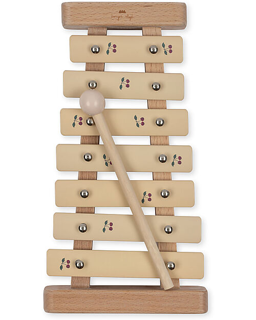 Konges Slojd Xilofono - Lemon Cherry - 100% Legno di Faggio FSC Strumenti Musicali