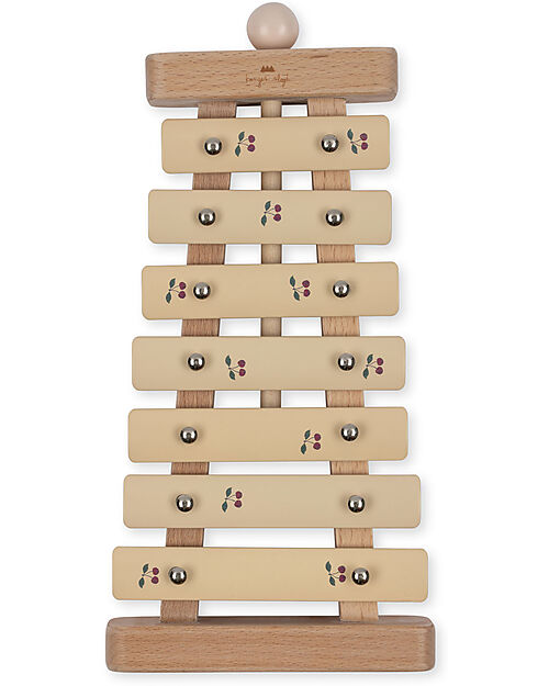 Konges Slojd Xilofono - Lemon Cherry - 100% Legno di Faggio FSC Strumenti Musicali