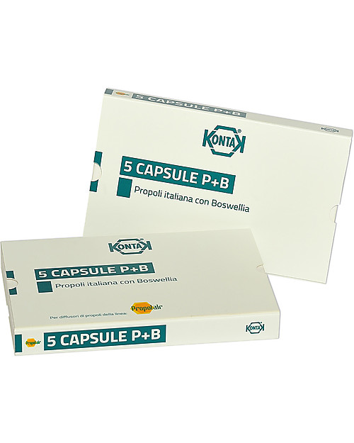 Kontak 5 Capsule P+B, Propoli e Boswellia - Ricambio per diffusore Purificatori Aria_