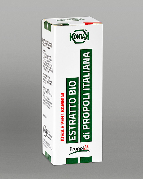 Kontak Estratto Analcolico di Propoli Bio per Bambini, 20 ml - Integratore alimentare ideale per i bambini! Rimedi Naturali