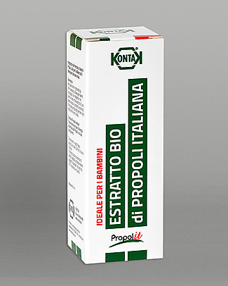 Kontak Estratto Analcolico di Propoli Bio per Bambini, 20 ml - Integratore alimentare ideale per i bambini! Rimedi Naturali