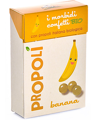 Kontak Morbidi Confetti alla Propoli Bio, Banana - Un dolcetto sano e benefico! Rimedi Naturali