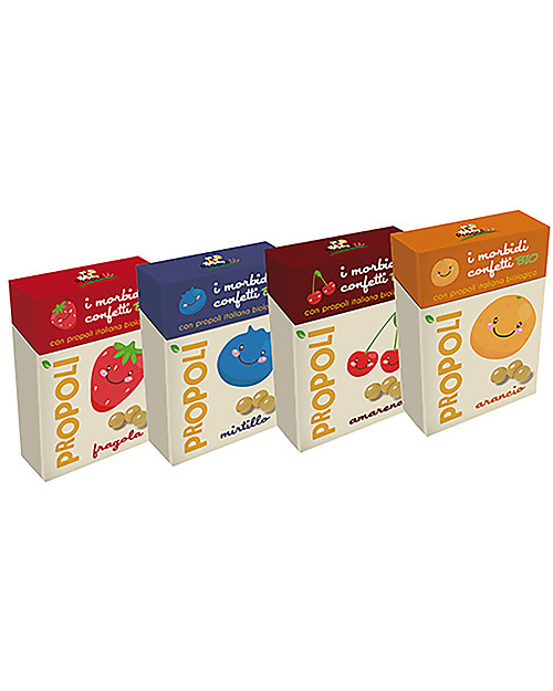 Kontak Morbidi Confetti alla Propoli Bio, Pera - Un dolcetto sano e benefico! Rimedi Naturali