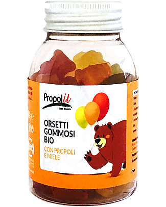 Kontak Orsetti Gommosi Bio, 80 gr - Propoli e Miele Bio Rimedi Naturali