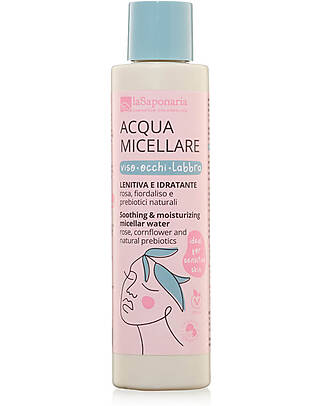La Saponaria Acqua Micellare - Viso/Occhi/Labbra - Un’infusione di Fiori e Natura Creme Viso