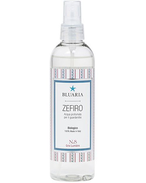 La Saponaria Acqua Profumata Bluaria per Ambienti e Tessuti "Zefiro", Rosa e Agar - 250 ml Profumatori