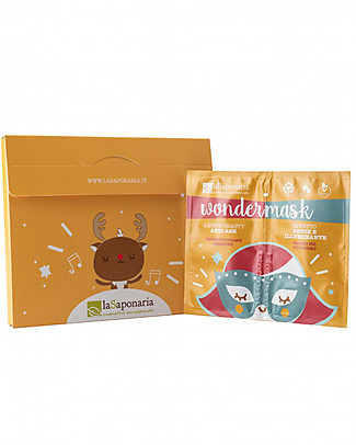 La Saponaria Ballerina - Busta regalo con maschera 2 steps beauty anti-age Creme e Olii