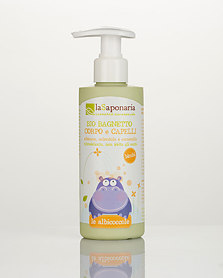 La Saponaria Bio Bagnetto Corpo e Capelli, 200 ml - Ultradelicato, no lacrime null