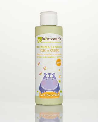 La Saponaria Bio Crema Lenitiva Viso e Corpo, 150 ml - Pelle morbida e protetta Creme e Olii