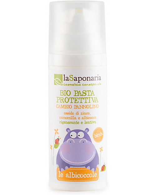 La Saponaria Bio Pasta Protettiva per il Cambio, 50 ml - Nutriente e lenitiva Creme ed Olii Baby