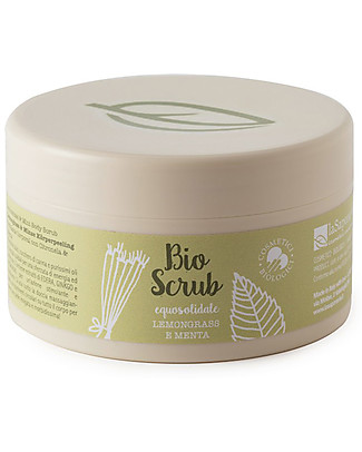 La Saponaria Bio Scrub Lemongrass e Menta, 250 gr - Pulisce in profondità e lascia la pelle morbidissima! Bagno Doccia Shampoo