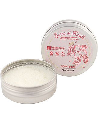 La Saponaria Burro di Karité Biologico - 50 ml - Per pelli Irritate! Creme e Olii