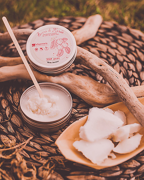 La Saponaria Burro di Karité Biologico - 50 ml - Per pelli Irritate! Creme e Olii