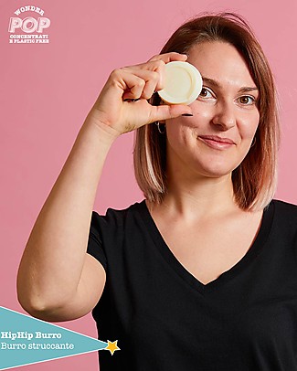 La Saponaria Burro Struccante Concentrato - Hip Hip Burro! Con Burro di Karitè Olio di Cocco e Vitamina E Creme Viso